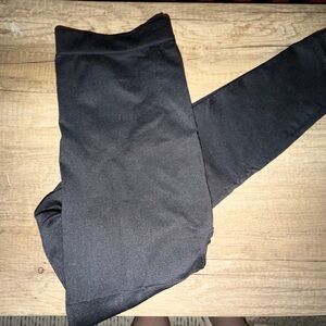 Lane Bryant Black Leggings with Lace Detail (Spanx Black Leggings Size XL) NWOT